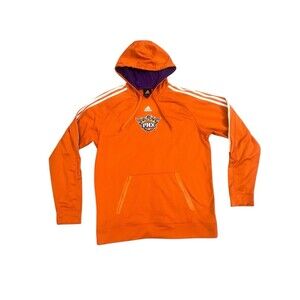 Adidas  Phoenix Suns Hoodie Adult Large Orange Pullover NBA Basketball Authentic